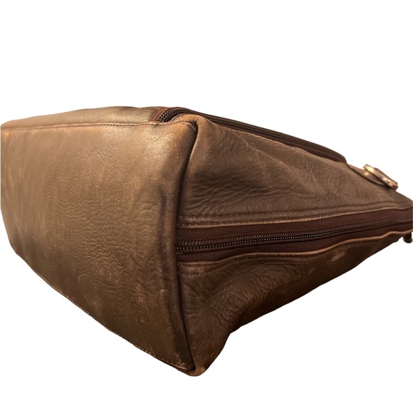Vintage Leather computer bag - Picture 4 of 8
